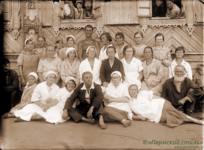Жители Краснокамского р-на, 1930-е годы, фот.Георгий Зеленин