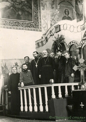 о.Михаил (Лукканен)_010, протоиерей, 1958 год. Реставрационные работы в Свято-Троицком соборе