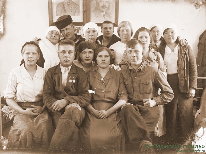 Жители Краснокамского р-на, 1930-е годы, фот.Георгий Зеленин