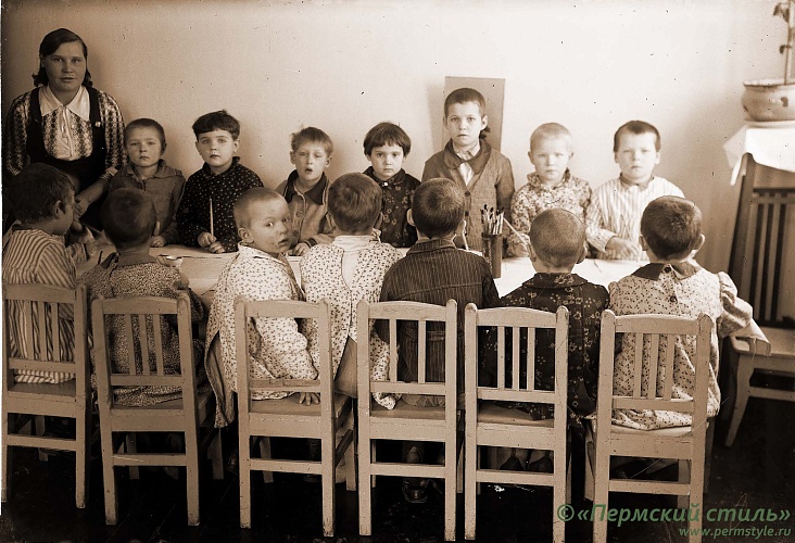 Жители Краснокамского р-на, 1930-е годы, фот.Георгий Зеленин