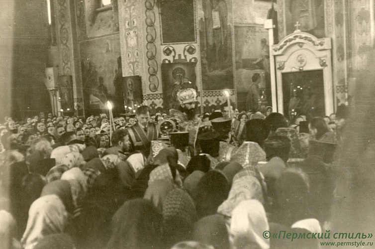 Павел (Голышев)_035. Архиерейская служба в Кафедральном соборе