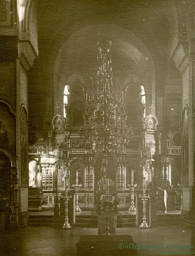 Култаево. Иоанно-Предтеченский храм_02. Центральный иконостас, 1930-е годы