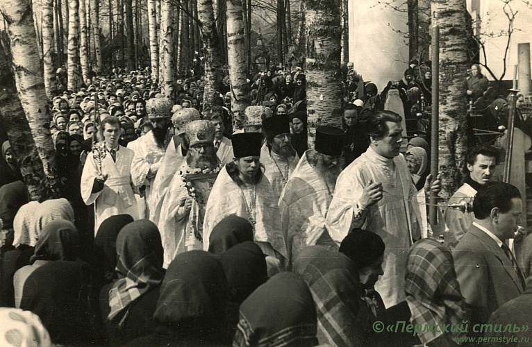 Павел (Голышев)_023. Крестный ход в Светлую седмицу, 1959 год