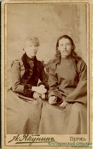 017. Семейная пара. Пермь, 1893 год