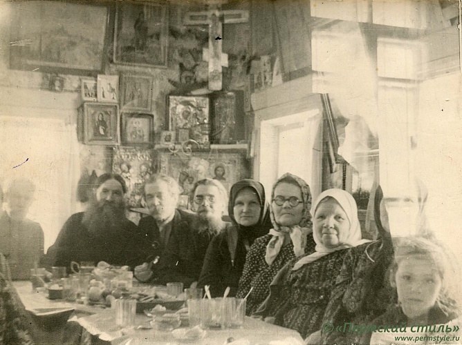 о.Герасим (Егоров)_008. 1959 год.«На именинах о.Феодора».