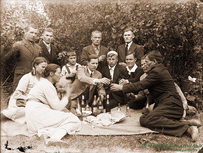 Жители Краснокамского р-на, 1930-е годы, фот.Георгий Зеленин