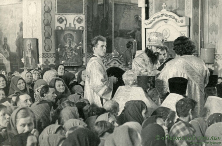 Павел (Голышев)_032. Архиерейская служба в Кафедральном соборе