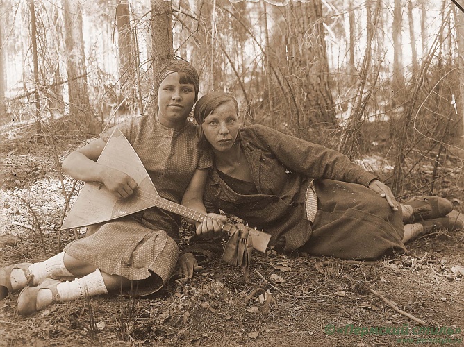 Жители Краснокамского р-на, 1930-е годы, фот.Георгий Зеленин
