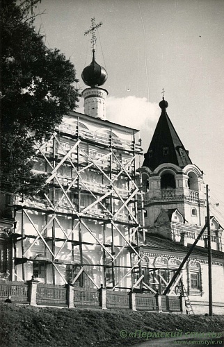 Соликамск_23. Церковь Богоявления. Фрагмент северного фасада
