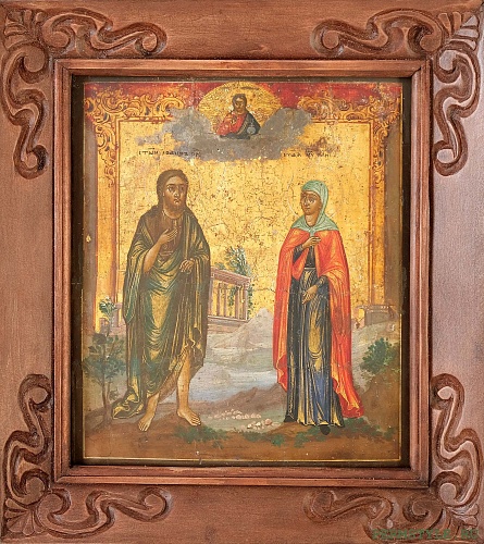 Икона «Избранные святые», 1885 год_01. В киоте