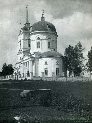 Оханск. Успенский собор_02. Общий вид с алтарной стороны, 1931 год